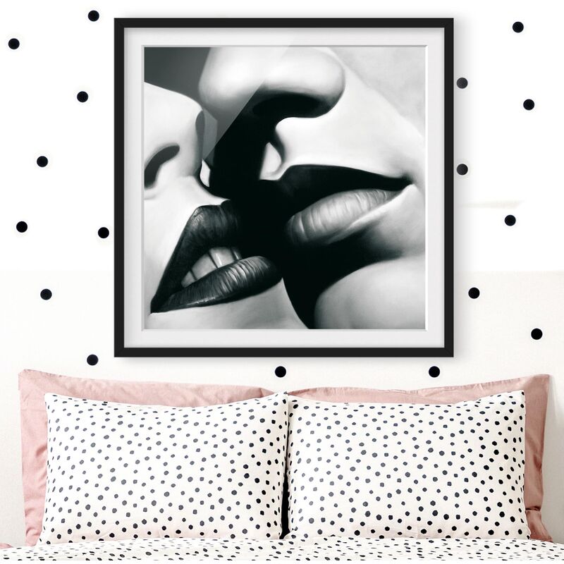 

Póster enmarcado - Passion Dimensión LxA: 20cm x 20cm, Marco: Negro