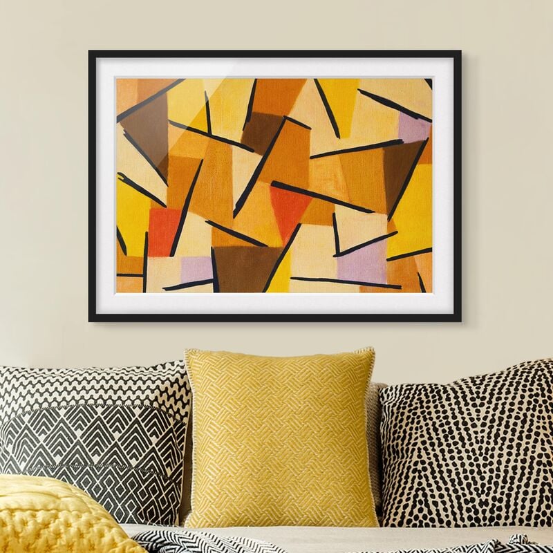 

Póster enmarcado - Paul Klee - Harmonized Fight Dimensión LxA: 18cm x 24cm, Marco: Negro