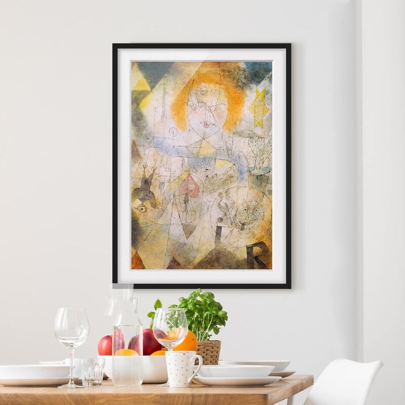 

Póster enmarcado - Paul Klee - Irma Rossa Dimensión LxA: 55cm x 40cm, Marco: Negro