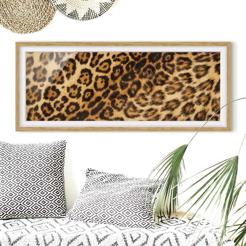 

Póster enmarcado - Pelle Jaguar Dimensión LxA: 20cm x 50cm, Marco: Roble