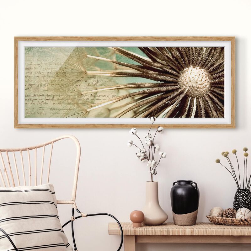 

Póster enmarcado - Più Vicino Di Prima Dimensión LxA: 20cm x 50cm, Marco: Roble