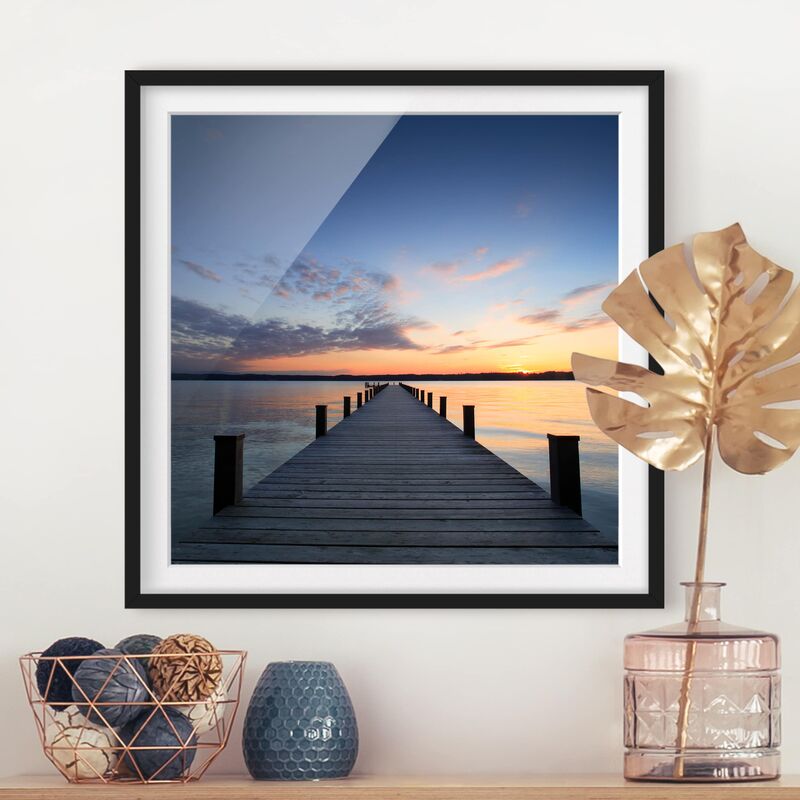 

Póster enmarcado - Place Of Silence Dimensión LxA: 70cm x 70cm, Marco: Negro