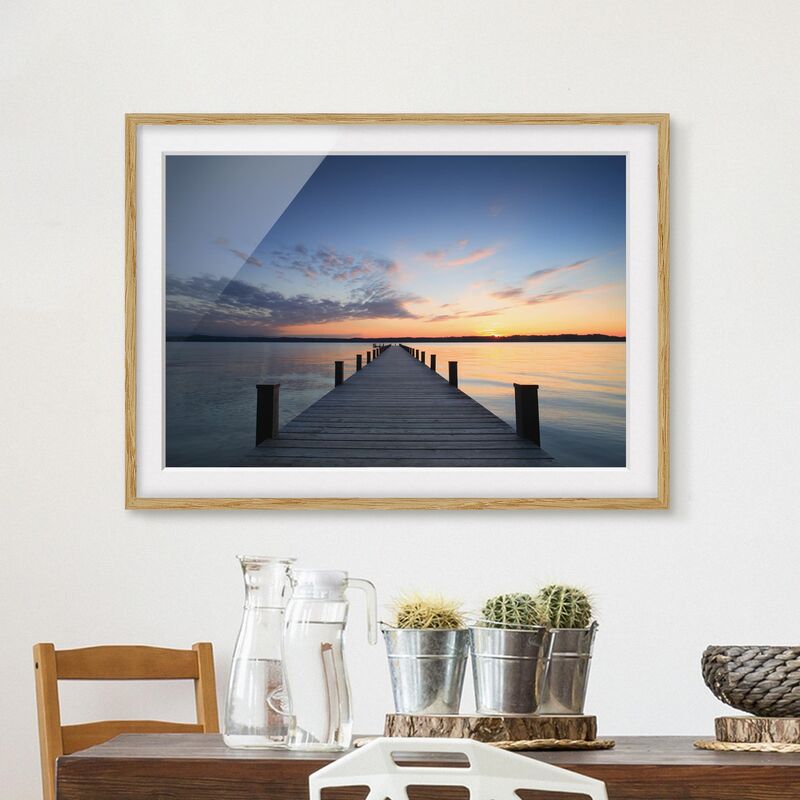 

Póster enmarcado - Place Of Silence Dimensión LxA: 70cm x 100cm, Marco: Roble