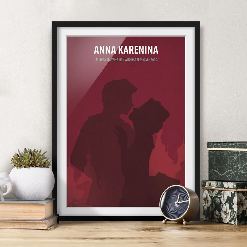 

Póster enmarcado - Poster del film Anna Karenina Dimensión LxA: 40cm x 30cm, Marco: Negro