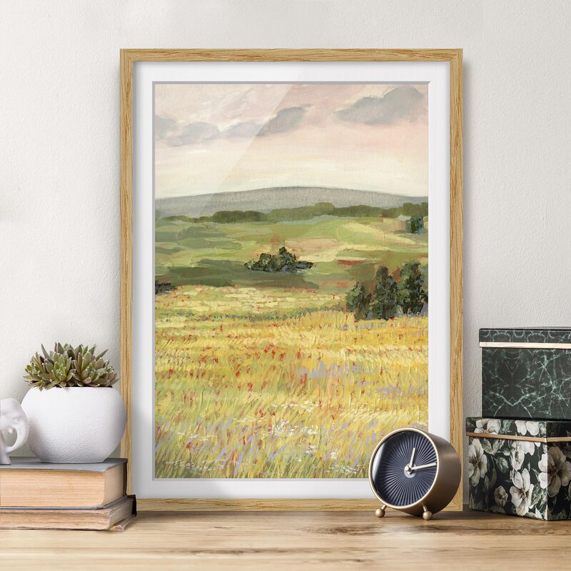 

Póster enmarcado - Prato Al Mattino Mi Dimensión LxA: 70cm x 50cm, Marco: Roble