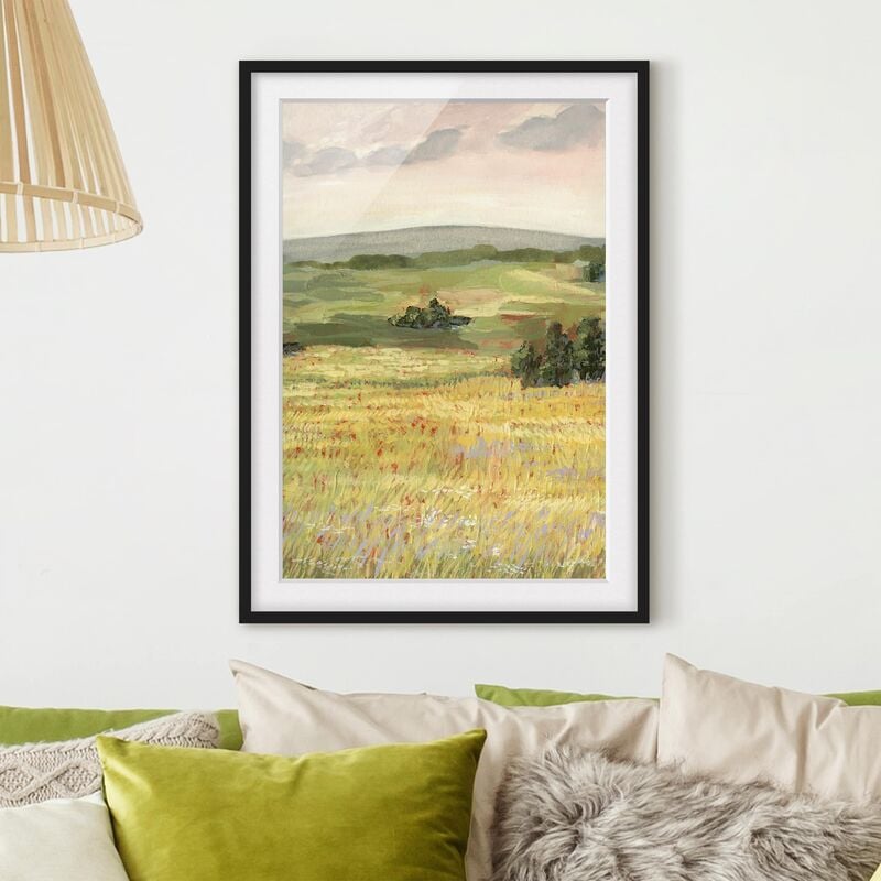 

Póster enmarcado - Prato Al Mattino Mi Dimensión LxA: 100cm x 70cm, Marco: Negro