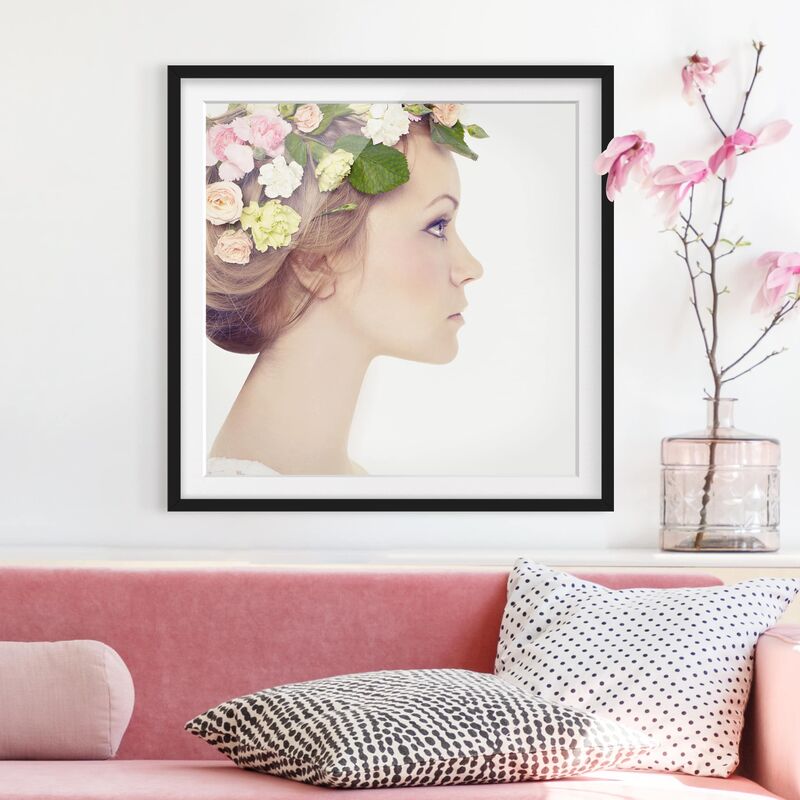 

Póster enmarcado - Princess Rose Red Dimensión LxA: 30cm x 30cm, Marco: Negro
