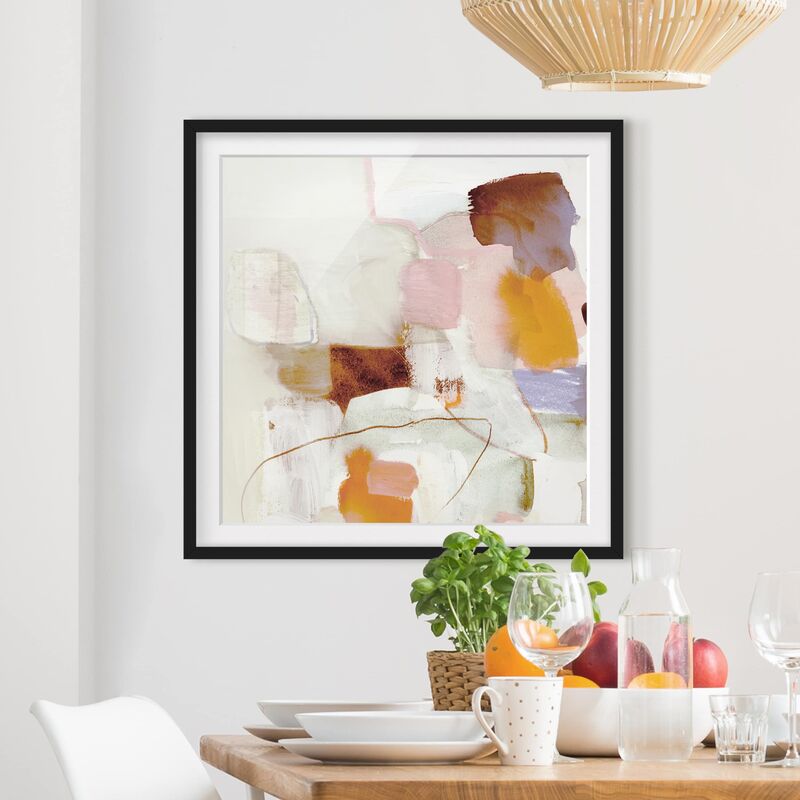 

Póster enmarcado - Ravel I Dimensión LxA: 70cm x 70cm, Marco: Negro