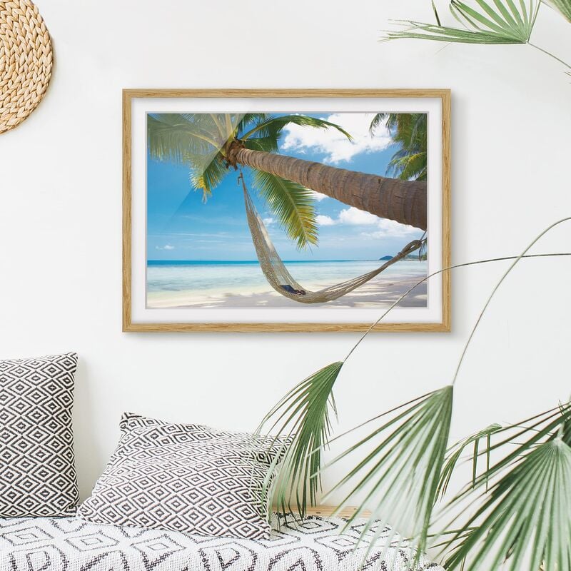 

Póster enmarcado - Relaxing Day Dimensión LxA: 40cm x 55cm, Marco: Roble
