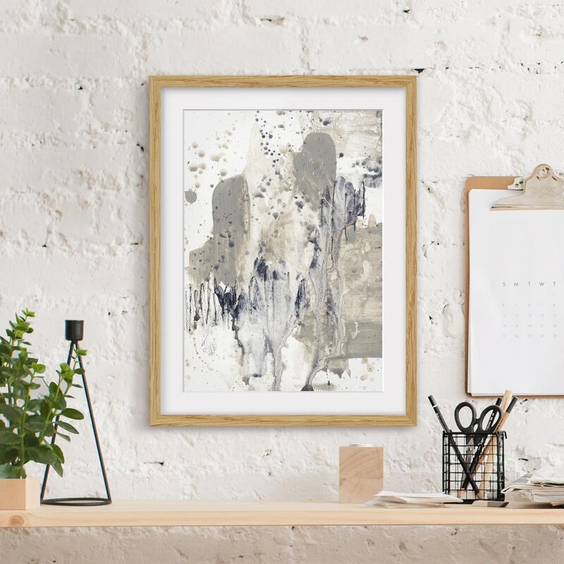 

Póster enmarcado - Rendo Omaggio A Taupe Dimensión LxA: 40cm x 30cm, Marco: Roble
