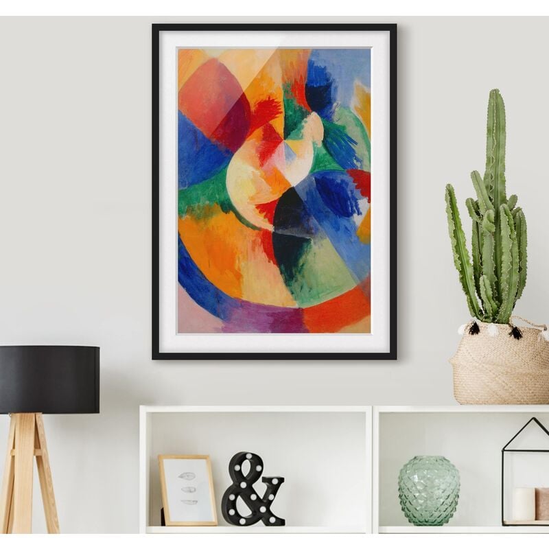

Póster enmarcado - Robert Delaunay - Circular Shapes, Sun Dimensión LxA: 100cm x 70cm, Marco: Negro