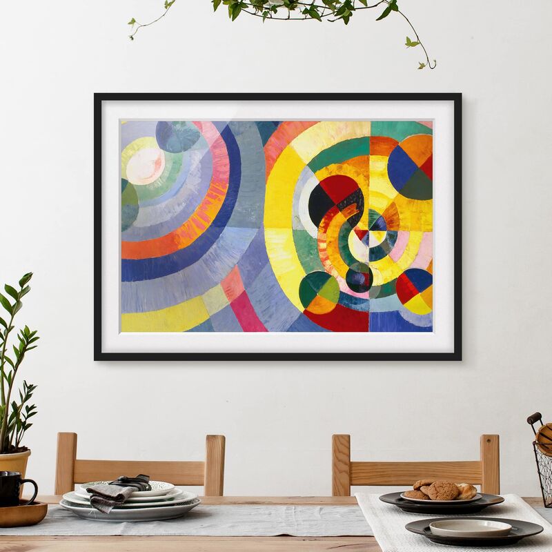 

Póster enmarcado - Robert Delaunay - Forme Circulaire Dimensión LxA: 40cm x 55cm, Marco: Negro