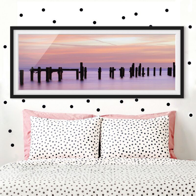 

Póster enmarcado - Romanticismo Del Mare Dimensión LxA: 20cm x 50cm, Marco: Negro