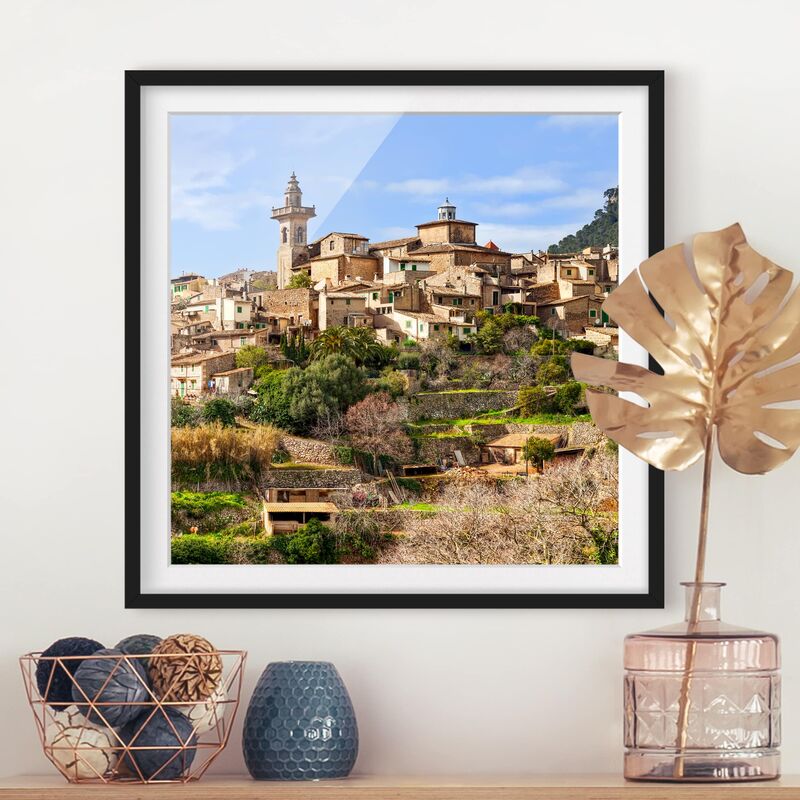 

Póster enmarcado - Rural Valldemossa Dimensión LxA: 70cm x 70cm, Marco: Negro