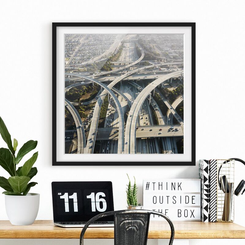 

Póster enmarcado - Rush Hour Dimensión LxA: 30cm x 30cm, Marco: Negro