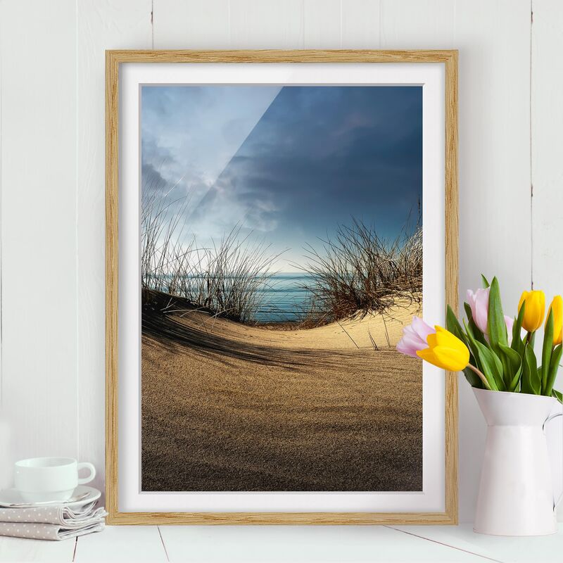 

Póster enmarcado - Sand Dune Dimensión LxA: 40cm x 30cm, Marco: Roble
