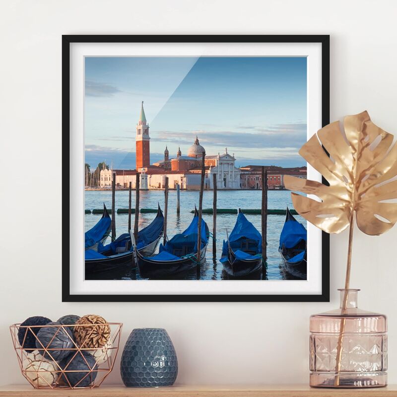 

Póster enmarcado - San Giorgio In Venice Dimensión LxA: 20cm x 20cm, Marco: Negro