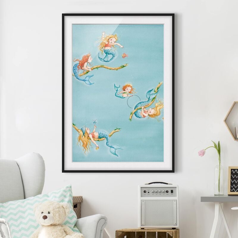 

Póster enmarcado - Seiltänzerin Matilda Dimensión LxA: 70cm x 50cm, Marco: Negro