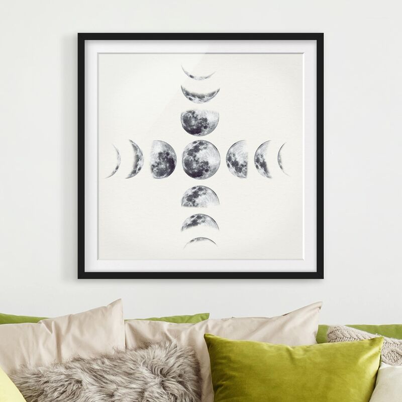 

Póster enmarcado - Seven Moons Dimensión LxA: 30cm x 30cm, Marco: Negro