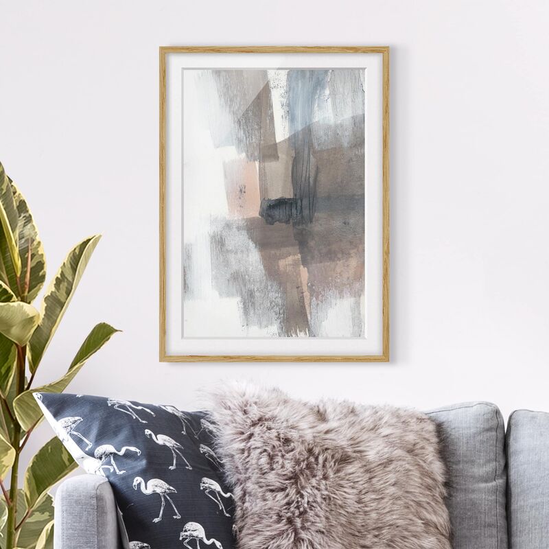 

Póster enmarcado - Sfumature In Seppia I Dimensión LxA: 55cm x 40cm, Marco: Roble