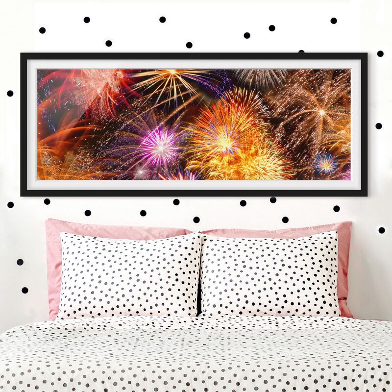 

Póster enmarcado - Silvester Sky Dimensión LxA: 20cm x 50cm, Marco: Negro