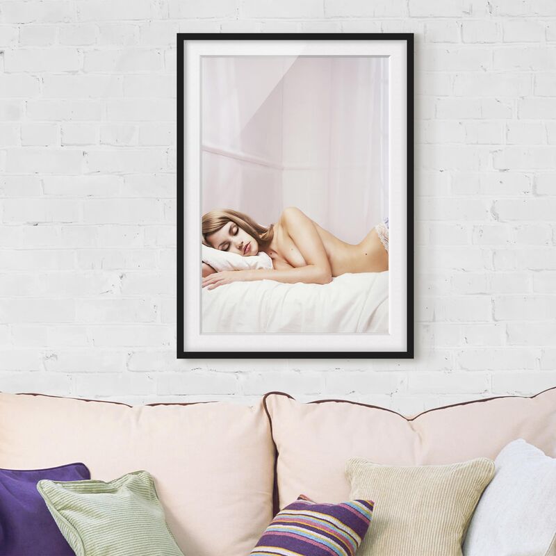 

Póster enmarcado - Sleep Well Dimensión LxA: 24cm x 18cm, Marco: Negro