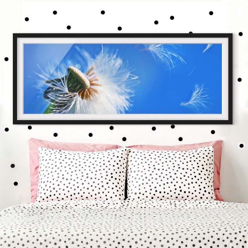 

Póster enmarcado - Soffiato Via Dimensión LxA: 50cm x 130cm, Marco: Negro