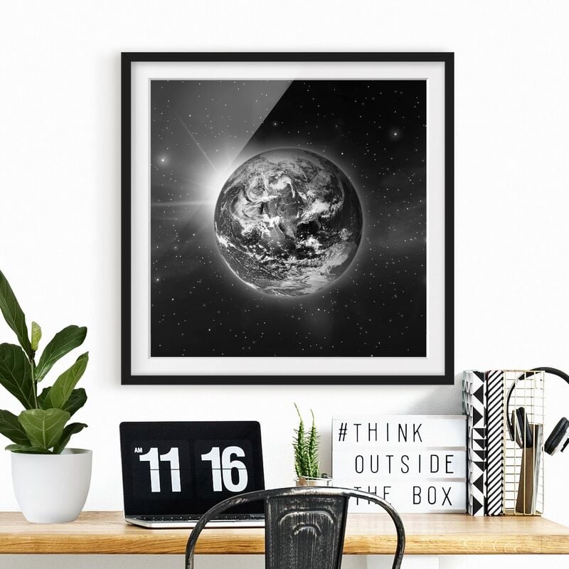 

Póster enmarcado - Space II Dimensión LxA: 30cm x 30cm, Marco: Negro