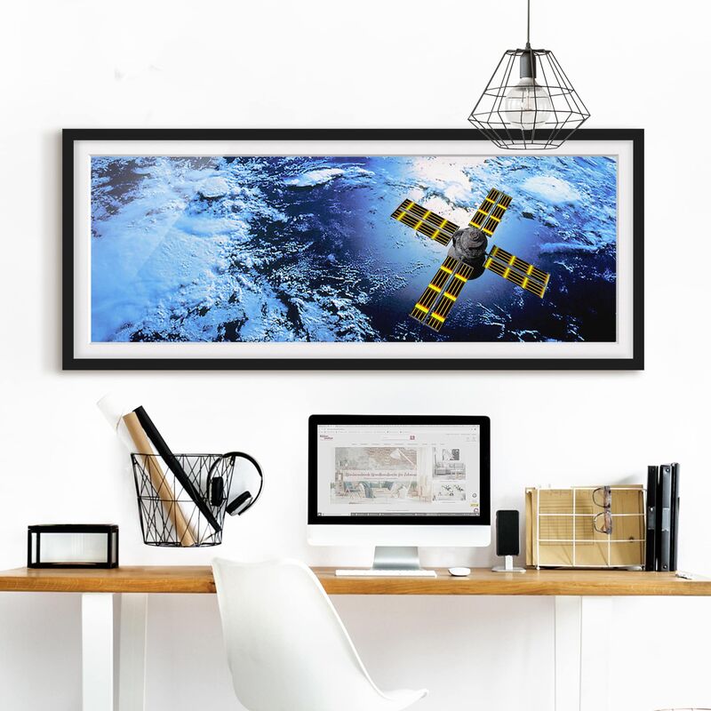 

Póster enmarcado - Space Runner Dimensión LxA: 20cm x 50cm, Marco: Negro