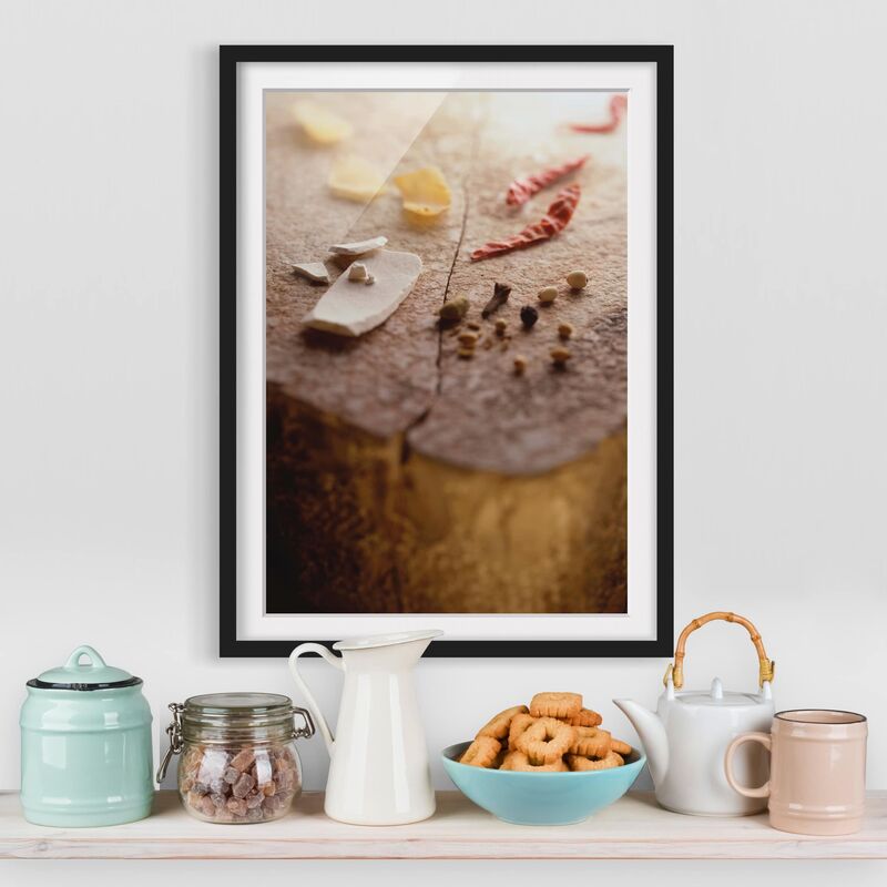 

Póster enmarcado - Spicy Dimensión LxA: 55cm x 40cm, Marco: Negro