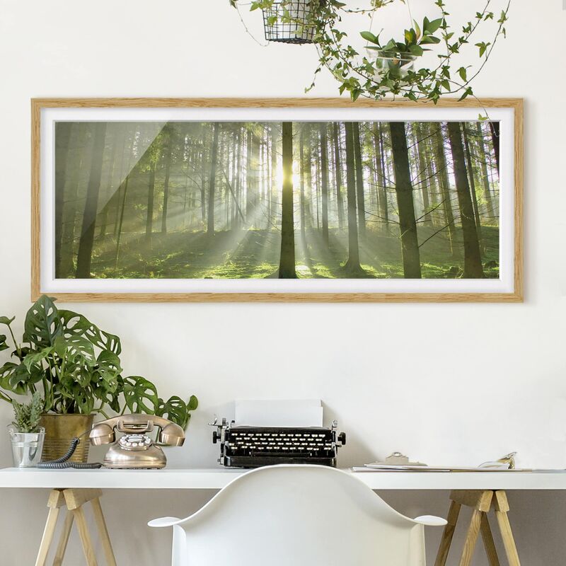

Póster enmarcado - Spring Fairytale Dimensión LxA: 50cm x 130cm, Marco: Roble