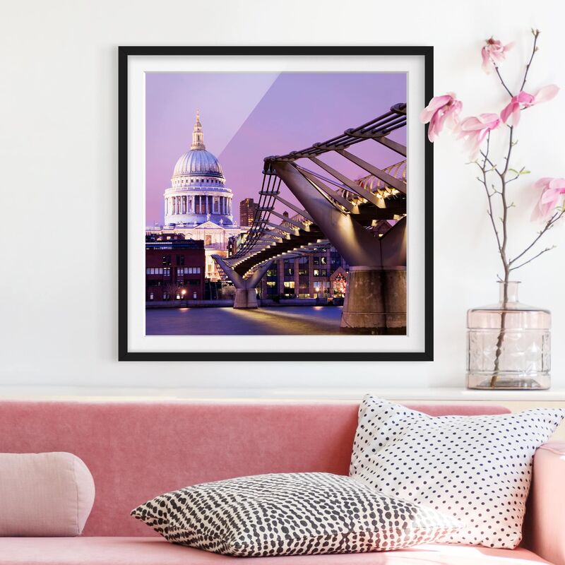 

Póster enmarcado - St. Pauls Dimensión LxA: 30cm x 30cm, Marco: Negro
