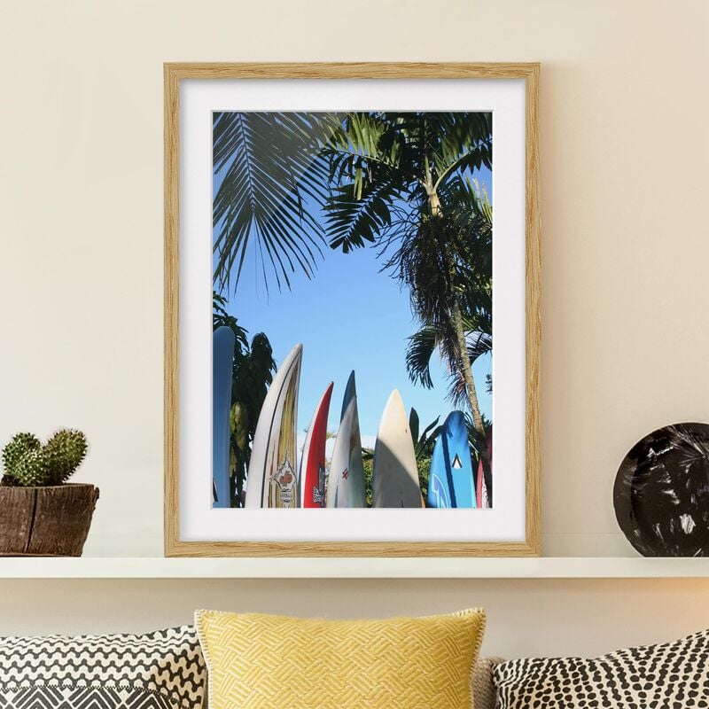 

Póster enmarcado - Surfers Paradise Dimensión LxA: 40cm x 30cm, Marco: Roble