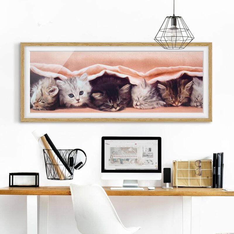 

Póster enmarcado - Sweet Like Zucchero Dimensión LxA: 40cm x 100cm, Marco: Roble