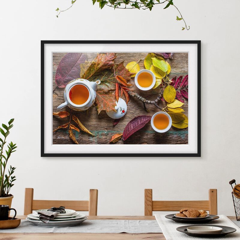 

Póster enmarcado - Tea In September Dimensión LxA: 18cm x 24cm, Marco: Negro