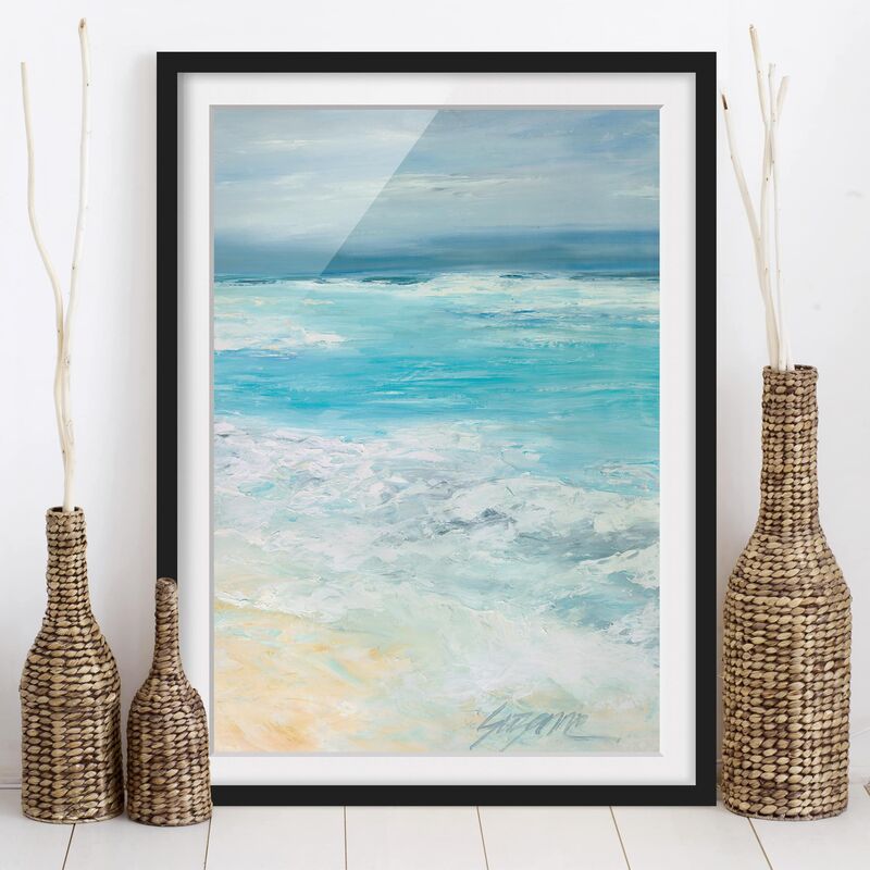 

Póster enmarcado - Tempesta Sul Mare Ii Dimensión LxA: 24cm x 18cm, Marco: Negro