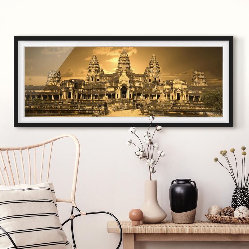 

Póster enmarcado - Tempio Dimensión LxA: 30cm x 75cm, Marco: Negro