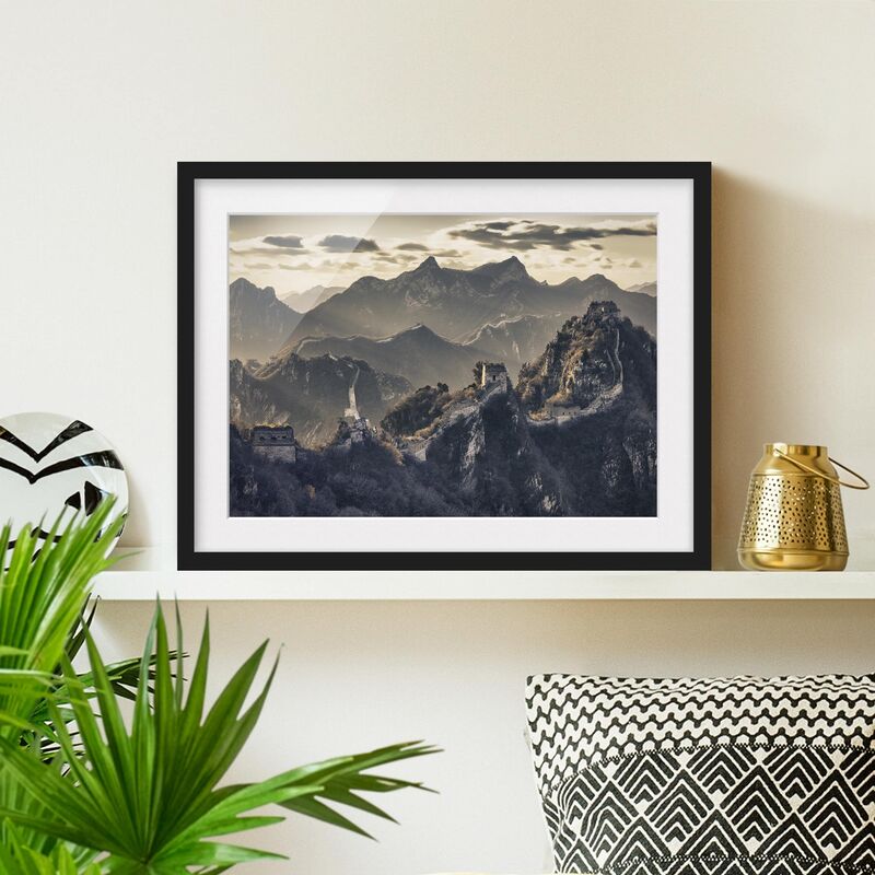 

Póster enmarcado - The Great Chinese Wall Dimensión LxA: 50cm x 70cm, Marco: Negro