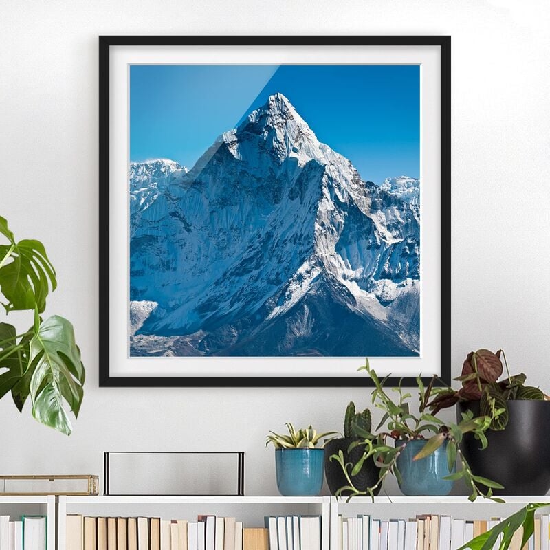 

Póster enmarcado - The Himalayas Dimensión LxA: 30cm x 30cm, Marco: Negro