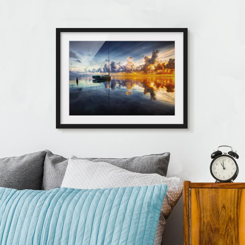 

Póster enmarcado - Time For Reflection Dimensión LxA: 50cm x 70cm, Marco: Negro