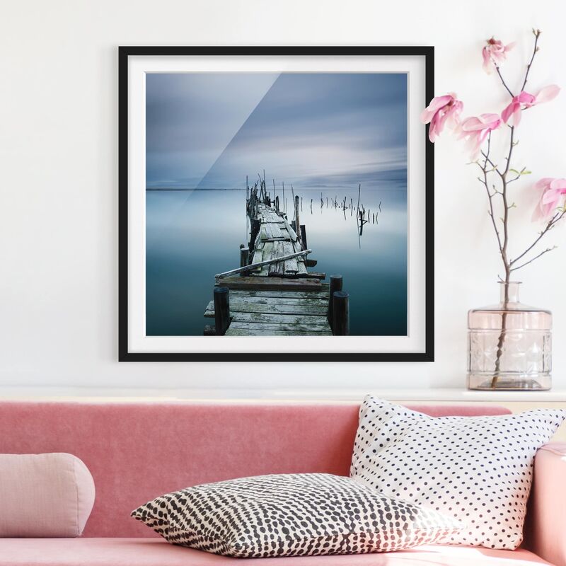 

Póster enmarcado - Timeless Jetty Dimensión LxA: 30cm x 30cm, Marco: Negro