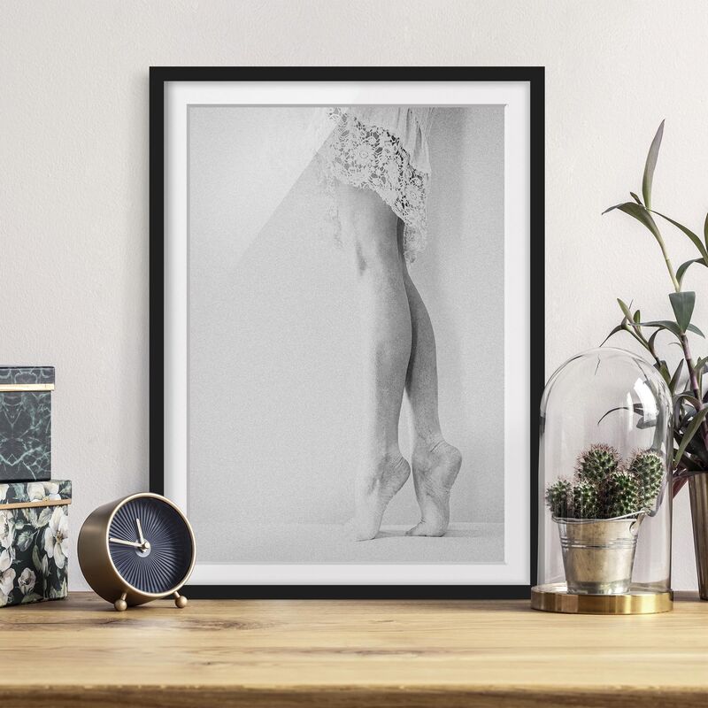 

Póster enmarcado - Tiptoe Dimensión LxA: 100cm x 70cm, Marco: Negro