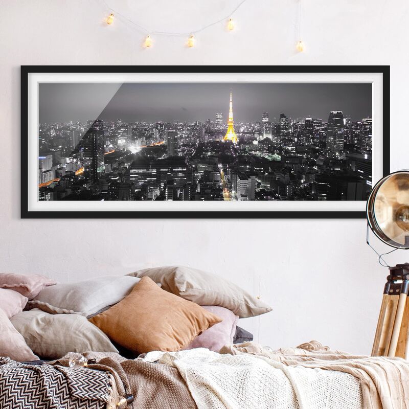 

Póster enmarcado - Tokyo Dimensión LxA: 20cm x 50cm, Marco: Negro