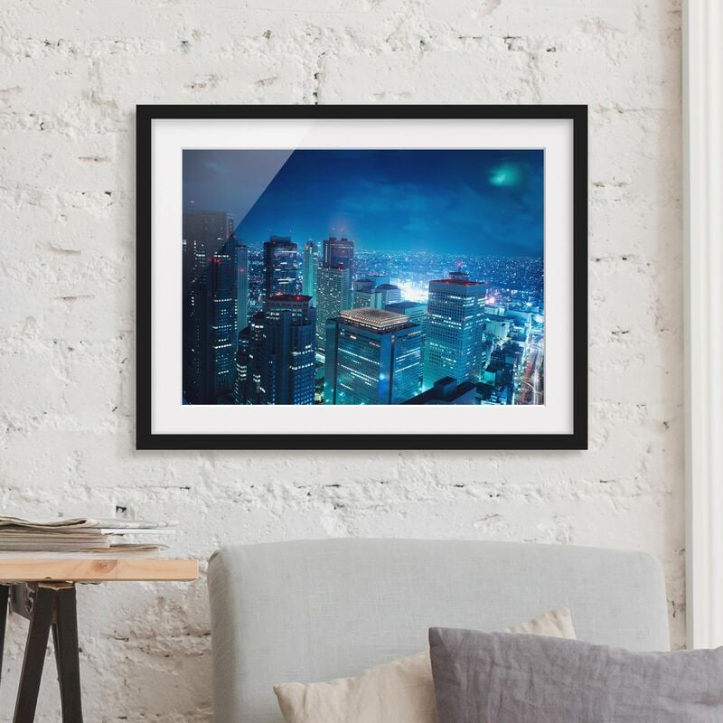 

Póster enmarcado - Tokyo's Atmosphere Dimensión LxA: 50cm x 70cm, Marco: Negro
