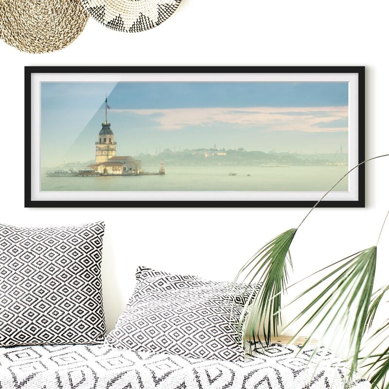 

Póster enmarcado - Torre Di Fanciulle Dimensión LxA: 20cm x 50cm, Marco: Negro