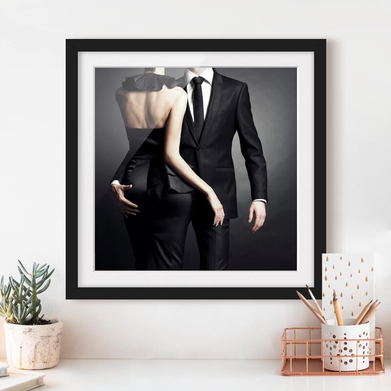 

Póster enmarcado - Touch Of Elegance Dimensión LxA: 20cm x 20cm, Marco: Negro