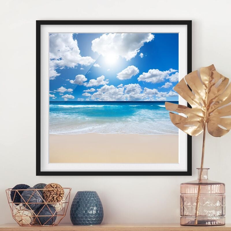 

Póster enmarcado - Touch Of Paradise Dimensión LxA: 70cm x 70cm, Marco: Negro