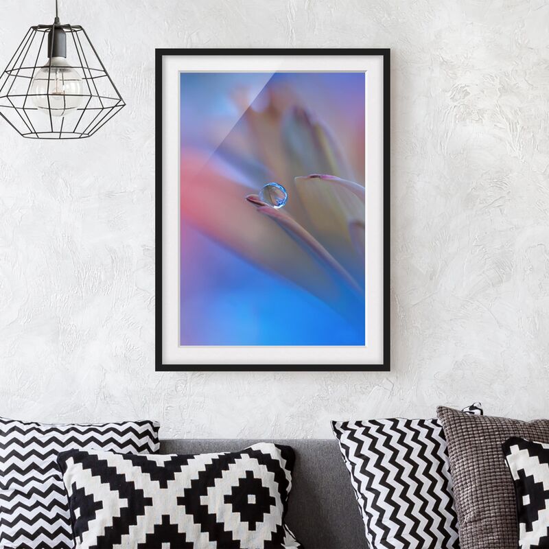 

Póster enmarcado - Touch Me Softly Dimensión LxA: 40cm x 30cm, Marco: Negro