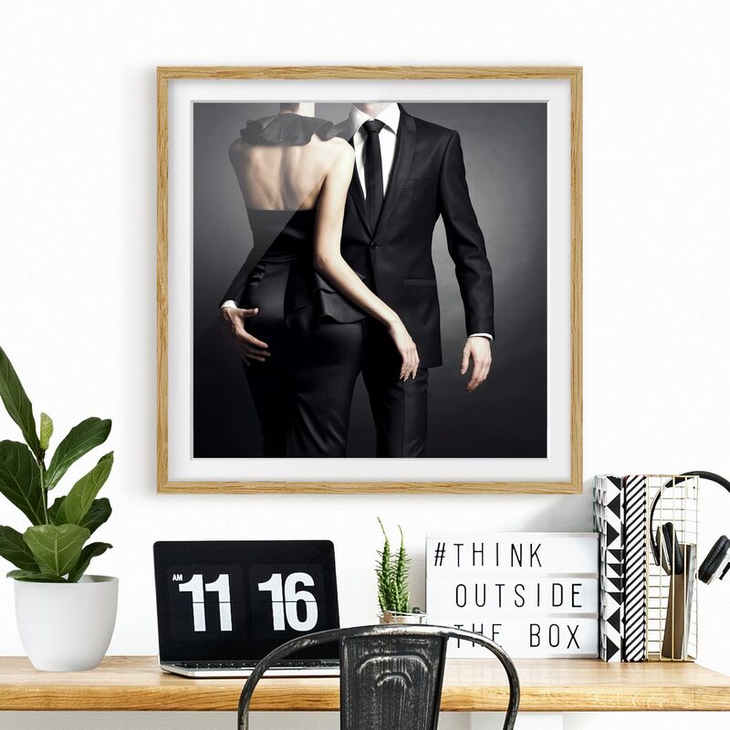 

Póster enmarcado - Touch Of Elegance Dimensión LxA: 50cm x 50cm, Marco: Roble