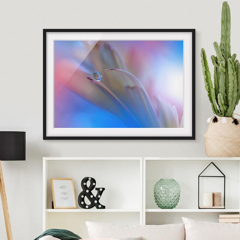 

Póster enmarcado - Touch Me Softly Dimensión LxA: 50cm x 70cm, Marco: Negro